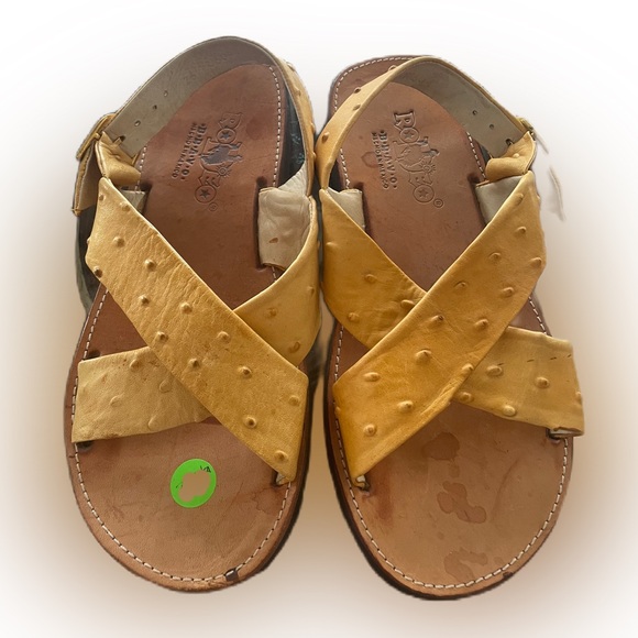 Rodeo Bravo Mens Ostrich Huaraches - Picture 1 of 3